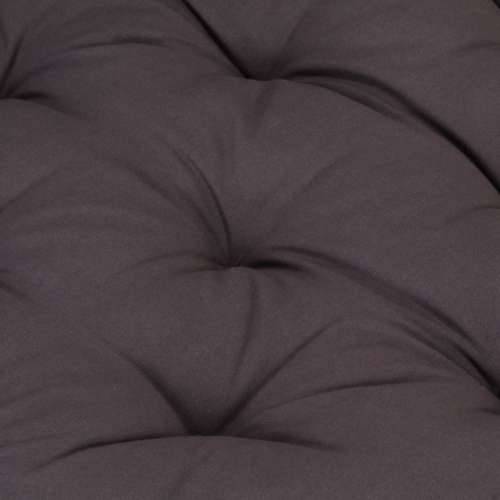 Paletni podni jastuk pamučni 120 x 40 x 7 cm antracit Cijena