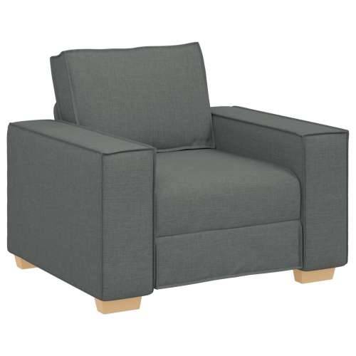 3-dijelni set sofa s jastučićima tamno siva tkanina Cijena