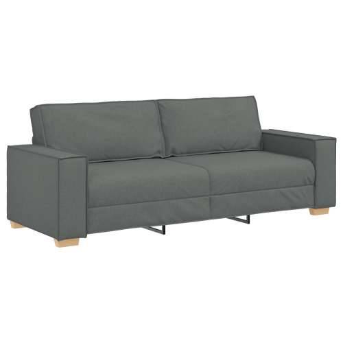 3-dijelni set sofa s jastučićima tamno siva tkanina Cijena