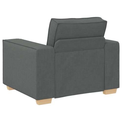 3-dijelni set sofa s jastučićima tamno siva tkanina Cijena