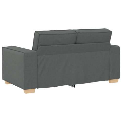 3-dijelni set sofa s jastučićima tamno siva tkanina Cijena