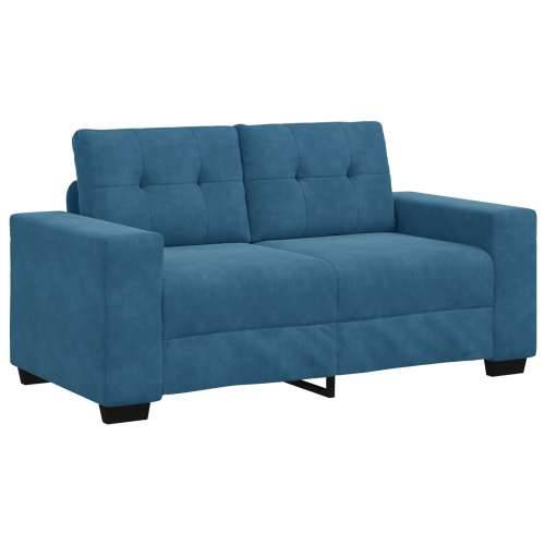 Set sofa od 3 dijela s jastucima plava baršun Cijena