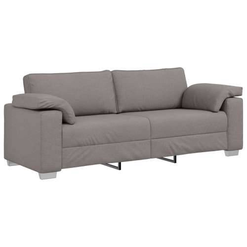 Set od 2 komada sofe s jastucima u taupe tkanini Cijena