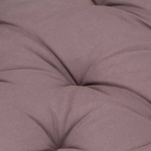 Paletni podni jastuk pamučni 120 x 40 x 7 cm smeđe-sivi Cijena