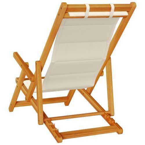 Skraćene plažne stolice 2 kom Taupe Čvrsto drvo akacije i tekstilen Cijena