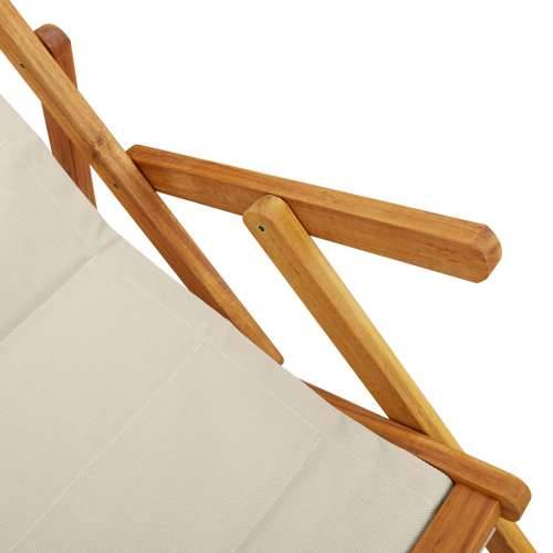 Skraćene plažne stolice 2 kom Taupe Čvrsto drvo akacije i tekstilen Cijena