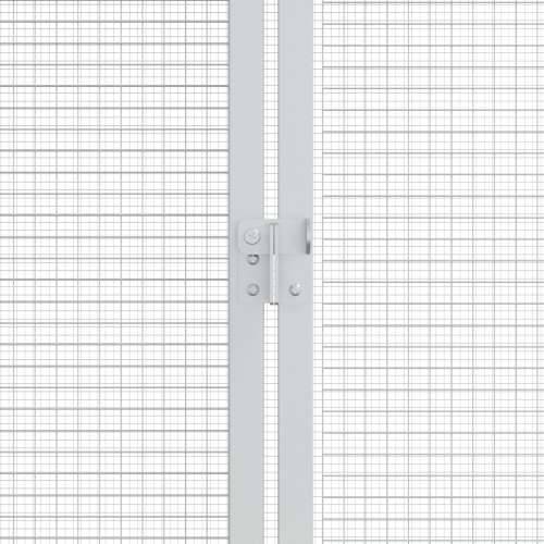 Avijar za ptice s produžetkom Antracit 112x640x141 cm Čelik Cijena