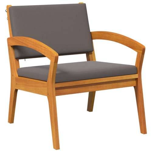 5-dijelni bistro set s jastučićima - Čvrsto bagremovo drvo Cijena