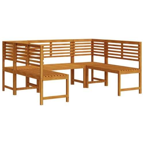 Set od 5 drvenih klupa za vrt Cijena
