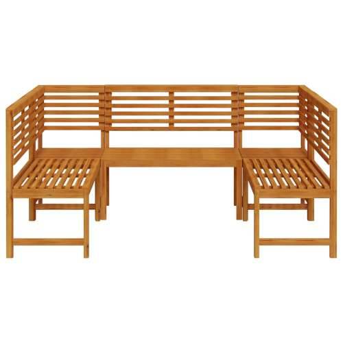 Set od 5 drvenih klupa za vrt Cijena