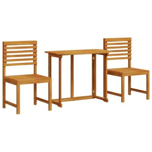3-dijelni vrtni bistro set od čvrste akacije Cijena