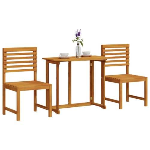 3-dijelni vrtni bistro set od čvrste akacije Cijena