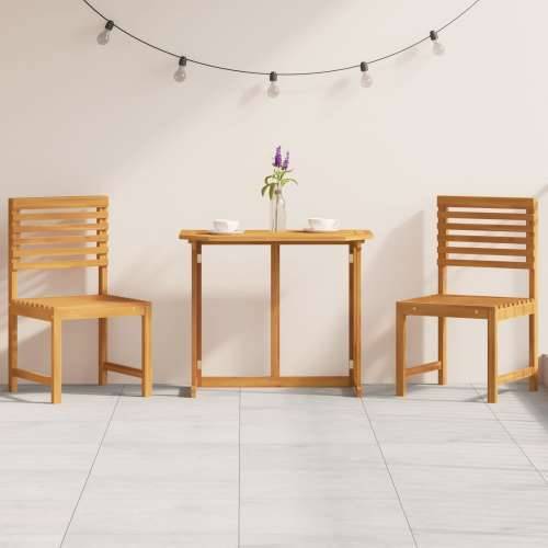 3-dijelni vrtni bistro set od čvrste akacije Cijena