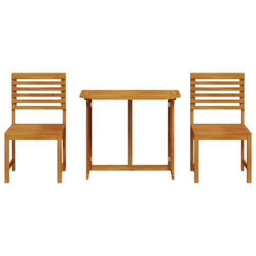 3-dijelni vrtni bistro set od čvrste akacije Cijena