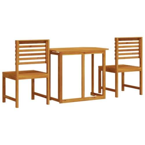 3-dijelni vrtni bistro set od čvrste akacije Cijena
