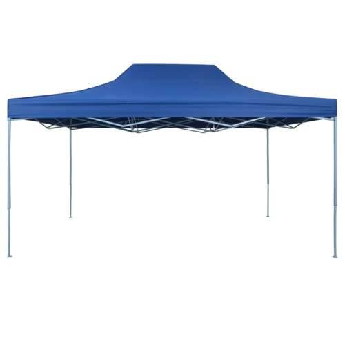 Profesionalni sklopivi šator za zabave 3 x 4 m čelični plavi Cijena