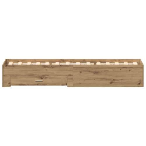 Okvir kreveta Artisan hrast 90x190 cm konstruirano drvo Cijena