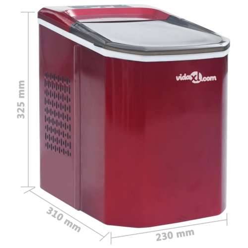 Uređaj za pravljenje kocki leda crveni 1,4 L 15 kg / 24 h Cijena