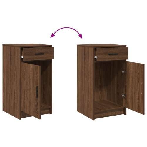 Set od 2 komada toaletnog stola s LED-om, crni hrast, konstruirano drvo Cijena