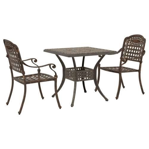 3-dijelni vrtni bistro set brončana livenog aluminija Cijena