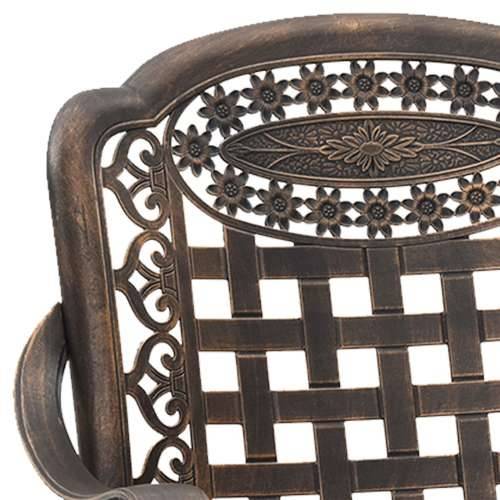 3-dijelni vrtni bistro set brončana livenog aluminija Cijena
