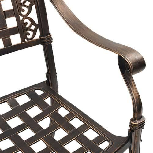 3-dijelni vrtni bistro set brončana livenog aluminija Cijena