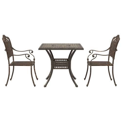 3-dijelni vrtni bistro set - brončana lijevana aluminij Cijena
