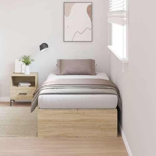 Okvir kreveta za pohranu Sonoma hrast 80x200 cm Cijena
