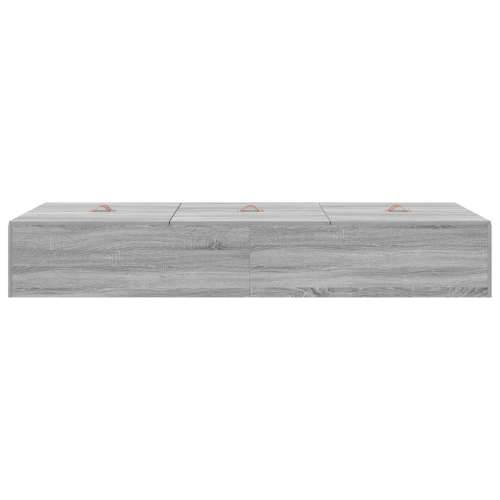 Krevet s prostorom za pohranu Sivi Sonoma 80x200 cm Cijena