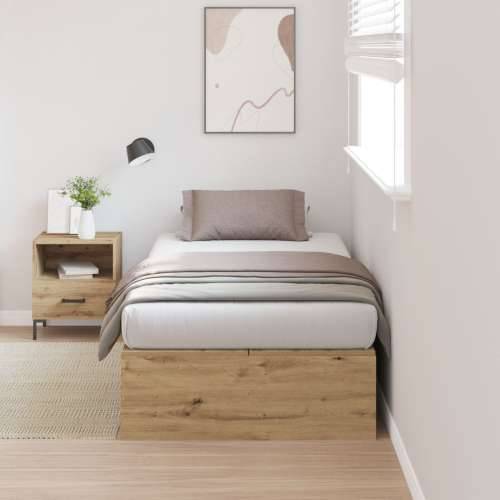 Krevet za pohranu Artisan Hrast 80x200 cm Cijena