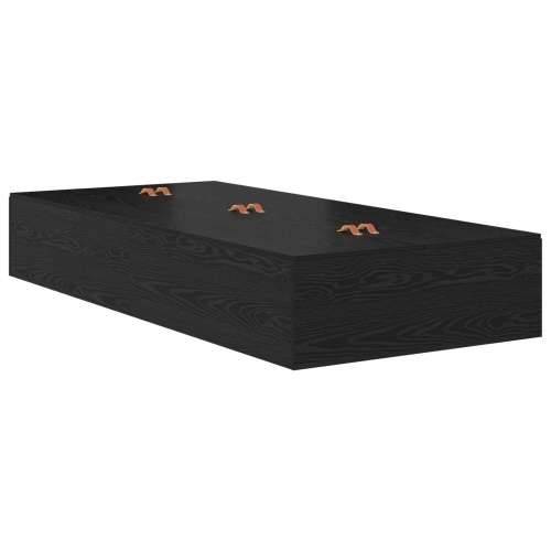 Krevet s prostorom za pohranu Crni Hrast 100x200 cm Cijena