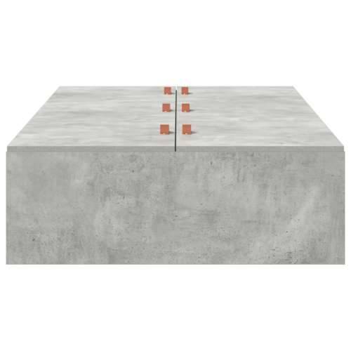 Okvir kreveta za pohranu Beton Siva 100x200 cm Cijena