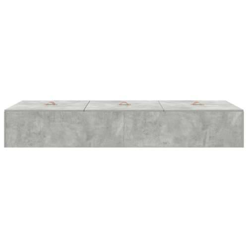 Okvir kreveta za pohranu Beton Siva 100x200 cm Cijena