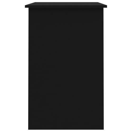 Radni stol crni 100 x 50 x 76 cm od konstruiranog drva - Crna Cijena