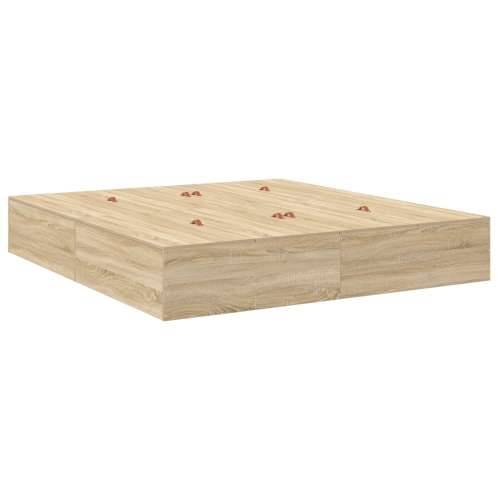 Krevet za pohranu Sonoma hrast 200x200 cm Cijena