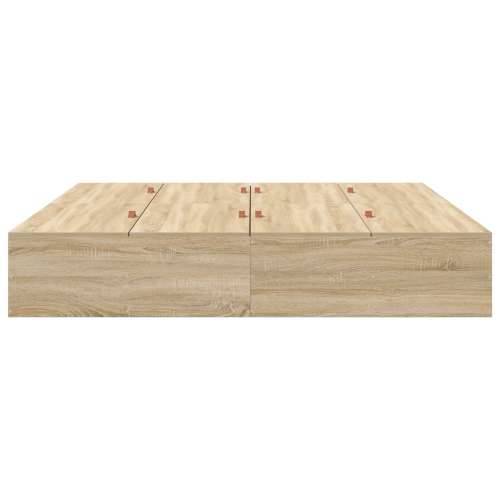 Krevet za pohranu Sonoma hrast 200x200 cm Cijena