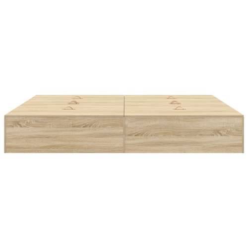 Krevet za pohranu Sonoma hrast 200x200 cm Cijena