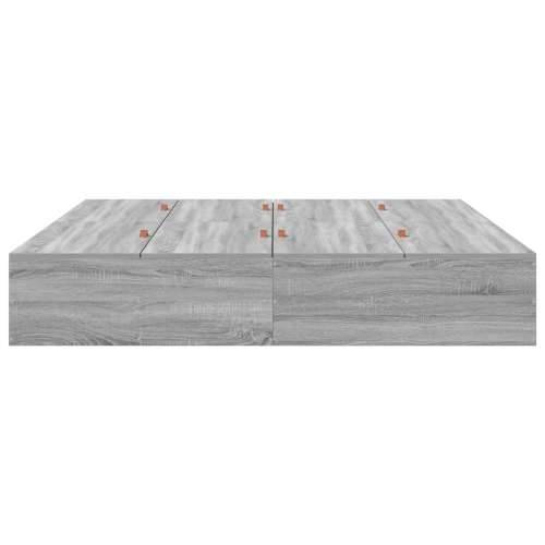 Krevet s prostorom za pohranu Siva Sonoma 200x200 cm Cijena