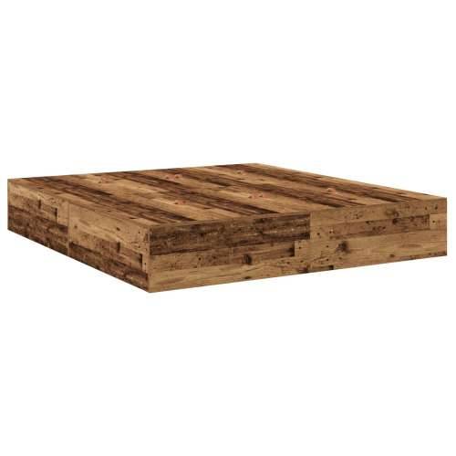 Krevet s prostorom za pohranu Staro drvo 200x200 cm Cijena
