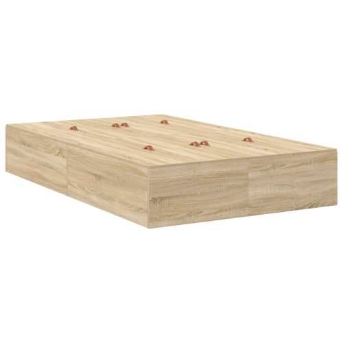 Krevet okvir za pohranu Sonoma hrast 120x200 cm Cijena