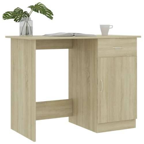 Radni stol boja hrasta sonome 100x50x76 cm konstruirano drvo - sonoma hrast Cijena