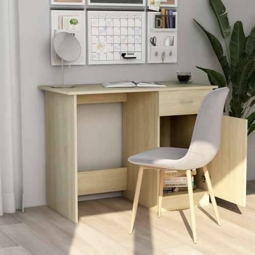 Radni stol boja hrasta sonome 100x50x76 cm konstruirano drvo - sonoma hrast Cijena