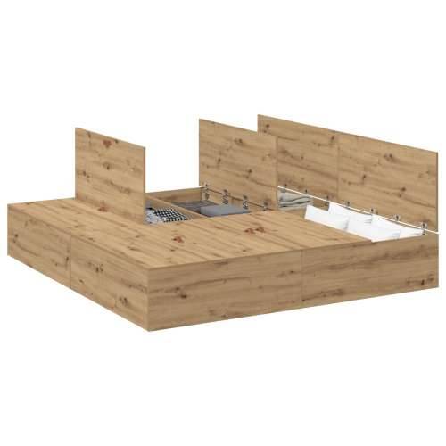 Krevet s prostorom za pohranu Artisan Oak 180x200 cm Cijena