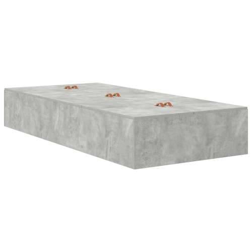 Krevet s prostorom za pohranu Siva 75x190 cm Konstruirano drvo Cijena