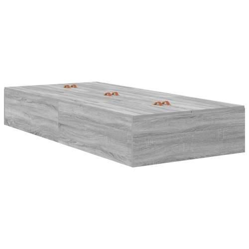 Krevet s prostorom za pohranu Siva Sonoma 75x190 cm Cijena