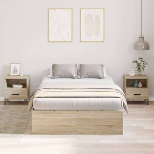 Krevet za pohranu Sonoma hrast 120x190 cm Cijena