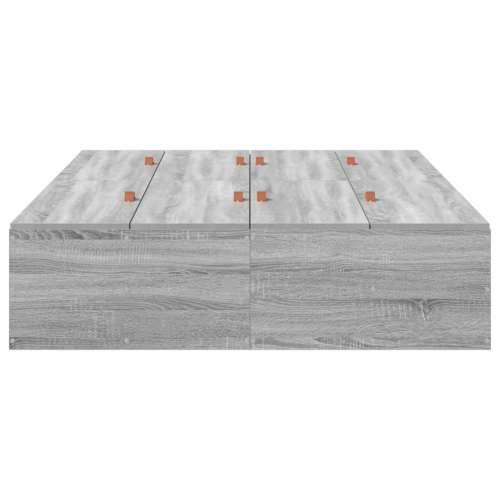 Krevet s prostorom za pohranu Sivi Sonoma 120x190 cm Cijena