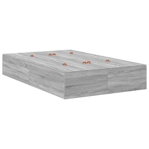 Krevet s prostorom za pohranu Sivi Sonoma 120x190 cm Cijena