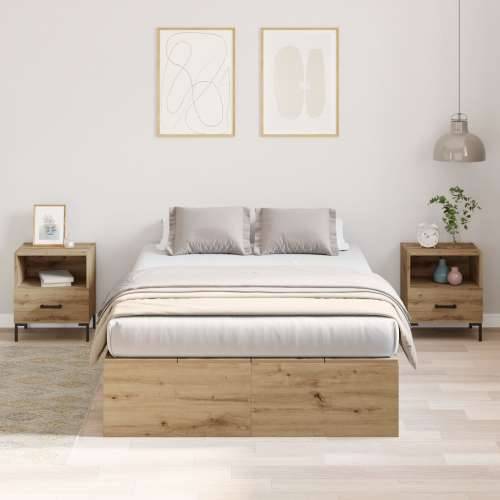 Krevet za pohranu Artisan Hrast 120x190 cm Cijena
