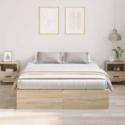 Krevet za pohranu Sonoma hrast 135x190 cm Cijena